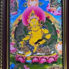 Tranh Ngũ Thần Tài ( có khung ) KT 19*25cm 28*38cm và 38*48cm  CÓ HOẢ TỐC 841536