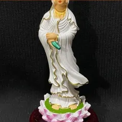 Tượng Quan Thế Âm Bồ Tát Cao 13cm Đứng Nhiều Màu CỰC ĐẸP 841560