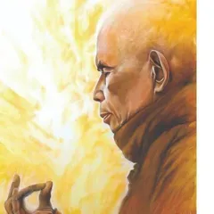 Tranh THIỀN SƯ THÍCH NHẤT HẠNH, có khung, nhiều kích thước  CÓ HOẢ TỐC 841581