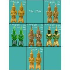 Tượng Chư Thiên 1 CẶP CAO 16CM 841592