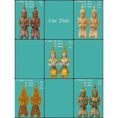 Tượng Chư Thiên 1 CẶP CAO 16CM 841592