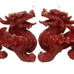 Cặp tỳ hưu CÁNH  đỏ cao cấp 10cm x 15cm cực đẹp - hàng cao cấp - B86 841596