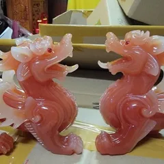 Cặp tỳ hưu CÁNH  đỏ cao cấp 10cm x 15cm cực đẹp - hàng cao cấp - B86 841596