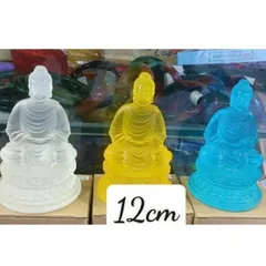 Tượng Thích Ca Mâu Ni ngồi thiền giả đá lưu ly 12cm cực đẹp 841607