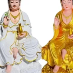 CÓ 2 MÀU - TƯỢNG QUAN ÂM TỰ TẠI BỒ TÁT 30CM CAO CẤP, ĐẸP 841612