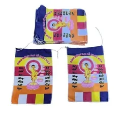 CỜ DÂY IN HÌNH PHẬT 20*30  [ 1 BỊCH / 50 LÁ DÀI 20 MÉT ] 841635