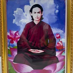 KHUNG HÌNH THỜ CÓ ẢNH ĐỨC HUỲNH GIÁO CHỦ, CÔ BƠ, ĐỊA MẪU, BÁC HỒ, CẬU TÀI CẬU QUÝ, QUAN CÔNG, ÔNG TÀ....
