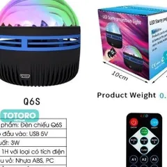 Đèn Led Q6 Chiếu Sóng Nước Bầu Trời Cực Quang.Đèn Chiếu Galaxy Q6 841661