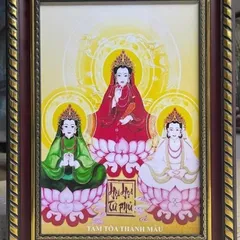 Tranh TAM TÒA THÁNH MẪU ( có khung ) đủ kích thước  CÓ HOẢ TỐC 841724