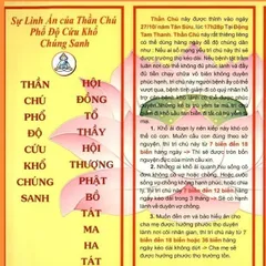 TO26 -  RẤT LINH, THẦN CHÚ PHỔ ĐỘ CỨU KHỔ CHÚNG SANH 2 MẶT VÀNG 841706