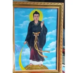 KHDT01 - Hình thờ, Tranh treo, để bàn, Mẹ Diêu Trì+ gồm Khung + ép plastic đầy đủ kích thước 841711