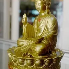 Tượng Đức Phật A Di Đà ngồi đài sen cao 15cm 841716