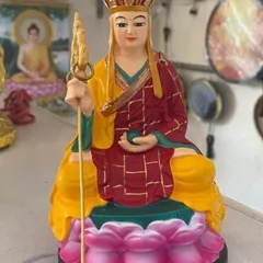 Tôn Tượng Địa Tạng Vương Bồ Tát cao 17 cm màu vẽ 841739