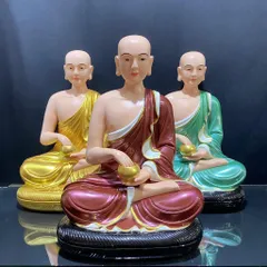 Tượng Thánh Tăng SiVali 20CM, 30CM 40CM nhựa composite VẺ ÁO NÂU 841790