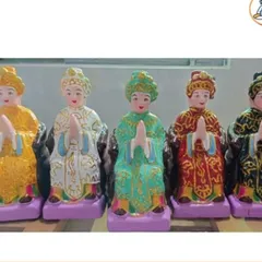 TƯỢNG ĐẤT NUNG tượng Ngũ hành 27cm nương nương HOẢ TỐC 841794