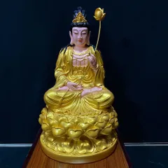 Bộ tượng phật Tam Thánh Tây Phương ngồi 30cm MÀU VÀNG  COMPOSITE 841803