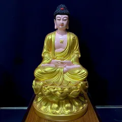 Bộ tượng phật Tam Thánh Tây Phương ngồi 30cm MÀU VÀNG  COMPOSITE 841803