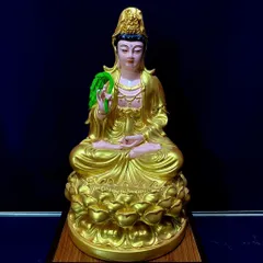 Bộ tượng phật Tam Thánh Tây Phương ngồi 30cm MÀU VÀNG  COMPOSITE 841803