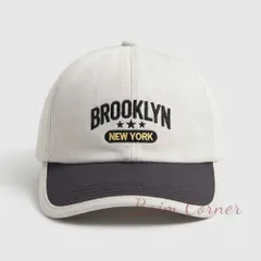 BaimCorner/Mũ lưỡi trai cho bé 1-3 tuổi thêu Brooklyn, form đẹp, đội êm