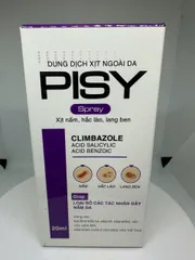 Dung dịch xịt nấm, hắc lào,lang ben Pisy spray