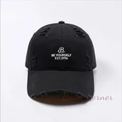 BaimCorner/Mũ lưỡi trai thêu Be Yourself đa màu sắc, chất liệu kaki cotton đội êm, form ôm đầu thoải mái