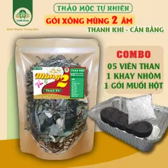 Gói Xông Nhà Thảo Mộc Mùng 2 âm Thanh Khí Tam Hoa giúp khởi đầu nhẹ nhàng cho tháng mới cân bằng