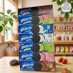 Oreo kẹp kem (hộp 97g chứa 2 gói nhỏ)