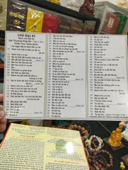 Tờ chú đại bi trắng khổ A4 (Chú Đại Bi + Chú Chuẩn Đề + Chú Dược Sư)