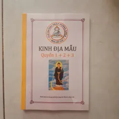 Kinh Địa mẫu 3 phần trọn bộ lò xo cực đẹp dương khoa shop