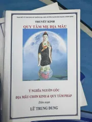 SỔ TAY  THUYẾT QUY TÂM MẸ ĐỊA MẪU