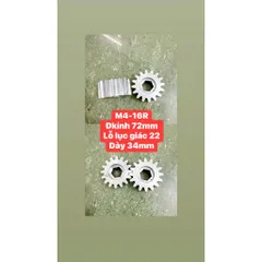 Thanh Răng Cho Ray Cửa Tự Động Thiết Kế Thông Minh Chắc Chắn Dễ Sử Dụng - Modul 4 10x30x1000 + Bánh Nhông 12R/ 14R/ 16R.