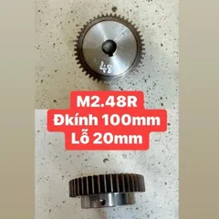 Nhông Thẳng Modul 2- 48R / 49R / 50R / 55R / 60R / 65R . Dày 20mm. Có Cùi .Thiết Kế Nhỏ Gọn
