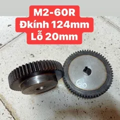 Nhông Thẳng Modul 2- 48R / 49R / 50R / 55R / 60R / 65R . Dày 20mm. Có Cùi .Thiết Kế Nhỏ Gọn