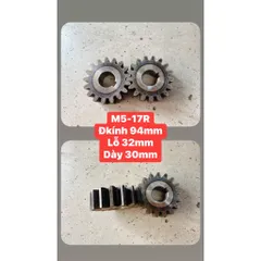 Nhông Thẳng Modul M5 - 17R / 22R . Dày 30mm. Hàng Chất Lượng Cao