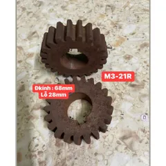 Nhông Ép Mía Siêu Sạch M2.5-28R / M2.5-32R / M3-23R / M3-21R / M3-24R / M3-27R .Lỗ 28mm. Dày 20mm