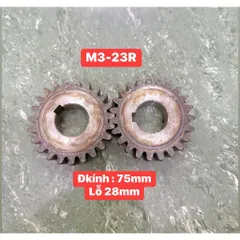 Nhông Ép Mía Siêu Sạch M2.5-28R / M2.5-32R / M3-23R / M3-21R / M3-24R / M3-27R .Lỗ 28mm. Dày 20mm