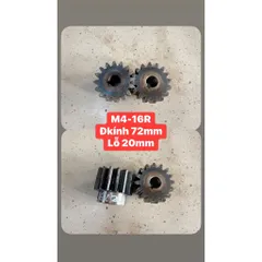 Nhông Thẳng Modul M4 - 15R / 16R / 18R / 24R Dày 40mm Có Cùi  Hàng Chất Lượng Cao