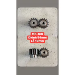 Nhông Thẳng Modul M3 - 16R / 17R / 18R / 21R Dày 30mm Có Cùi. Hàng Chất Lượng Cao