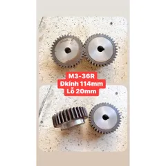Nhông Thẳng Modul M3 - 25R / 26R / 27R / 28R / 30R / 32R / 36R / 40R / 45R / 50R Có Cùi Dày 30mm