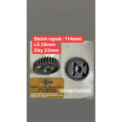Nhông Máy Ép Mía M3-36 Răng / 100 Răng. Chất Liệu Gang