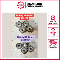 Nhông - Xích Sên Cam - 9Răng Đến 38Răng. Thiết Kế Nhỏ Gọn Chắc Chắn. Hàng Chất Lượng Cao.