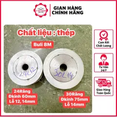 Puly 8M - 16R/18R/20R/22R/24R/25R/26R/28R/30R/32R/34R/36R/38R/40R/50R/56R/60R Rộng-Dùng Cho Dây Đai 25mm