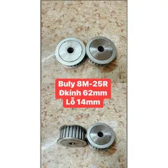 Puly 8M - 16R/18R/20R/22R/24R/25R/26R/28R/30R/32R/34R/36R/38R/40R/50R/56R/60R Rộng-Dùng Cho Dây Đai 25mm