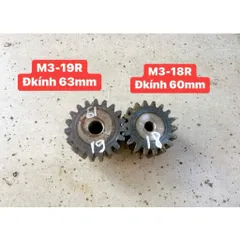 Nhông Thẳng Modul 3 - 15R / 16R / 17R /18R / 19R / 20R. Có Cùi . Dày 30mm Hàng Chất Lượng Cao.