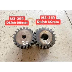 Nhông Thẳng Modul 3 - 15R / 16R / 17R /18R / 19R / 20R. Có Cùi . Dày 30mm Hàng Chất Lượng Cao.