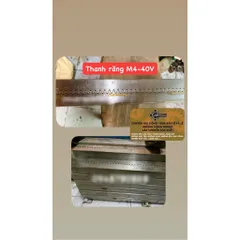 Thanh Răng Modul M4-M5 Vuông 30mm / Vuông 40mm/ Vuông 50mm Dài 1mét Và 1m5.