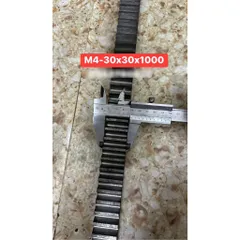 Thanh Răng Modul M4-M5 Vuông 30mm / Vuông 40mm/ Vuông 50mm Dài 1mét Và 1m5.