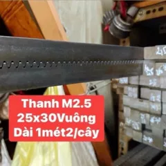 Thanh Răng Modul M2.5 - 25 x 30Vuông . Dài 1mét2. Chào mừng bạn đến với A Tày Chain Since 2008