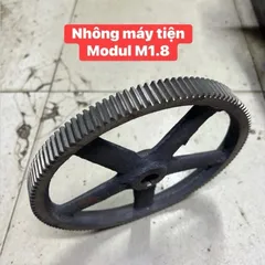 Nhông Máy Tiện Modul M1.8-20R/25R/35R/65R/80R/120R/127R. Dày 20mm - Lỗ 20mm . Ko Cùi. Chất liệu : Gang.
