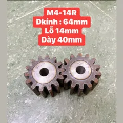 Nhông Modul 4 -14Răng/ 15Răng/ 16 Răng/ 18Răng/ 19Răng/ 20Răng / 30Răng. Dày 40mm Thiết Kế Nhỏ Gọn Chất Lượng Cao